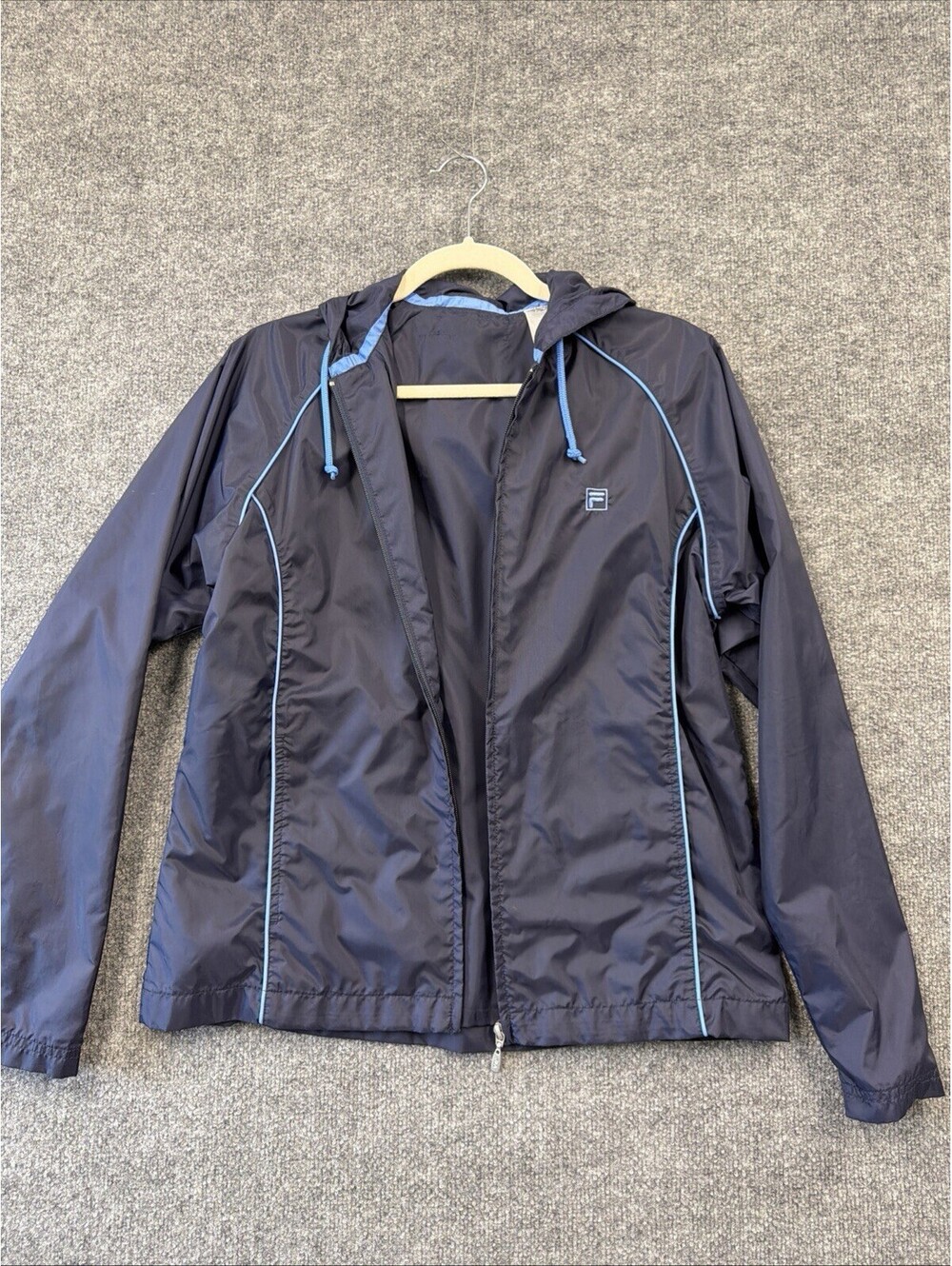 Vintage Fila Sport Windbreaker Full Zip Light Weight Womans  S